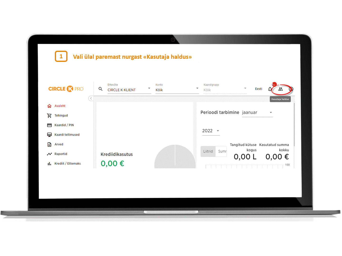 Kuidas eemaldada iseteeninduse kasutajat
