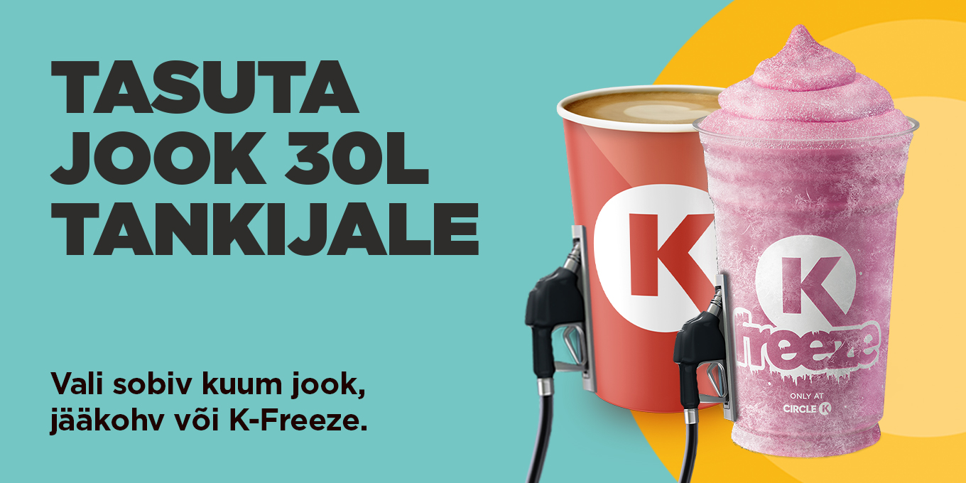 Tasuta jook 30L tankijale