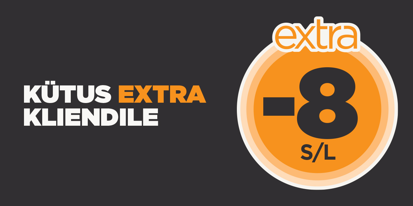 EXTRA kliendile kütus -8 senti liitrilt soodsam
