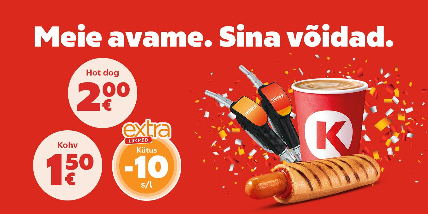 Risti Circle K teenindusjaama avamispakkumised