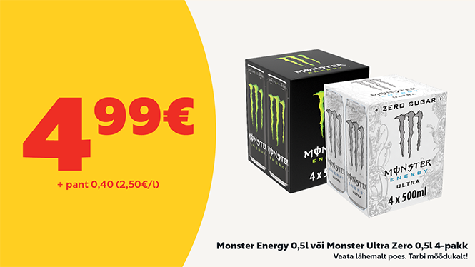 Monster 4-pakk